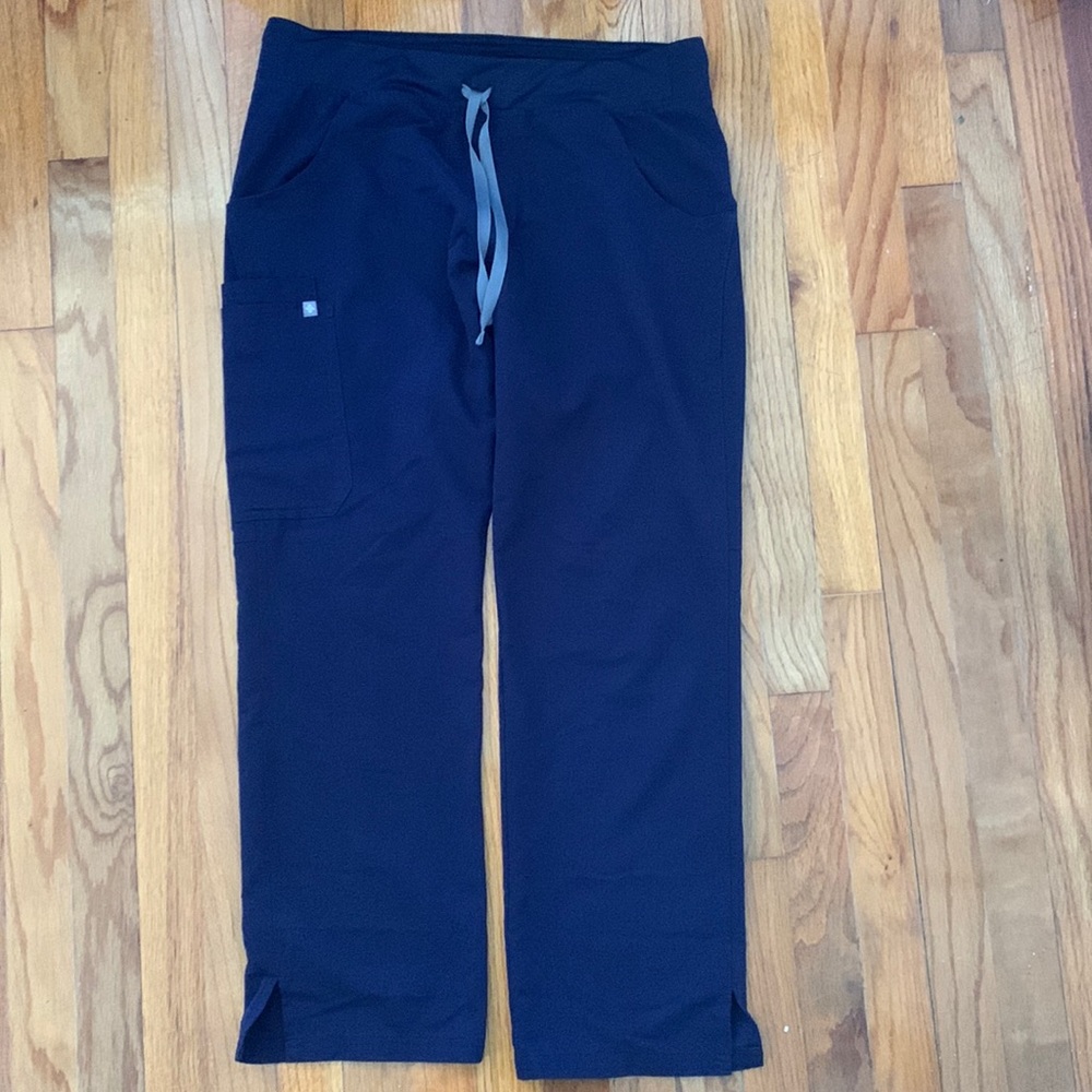 Figs Navy Petite Medium Scrub Pants